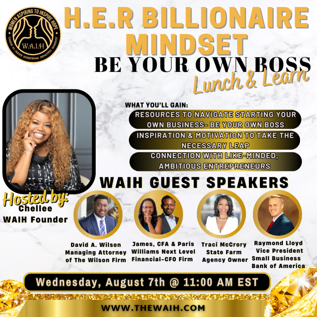 Be Your Own Boss" Lunch & Learn Event!